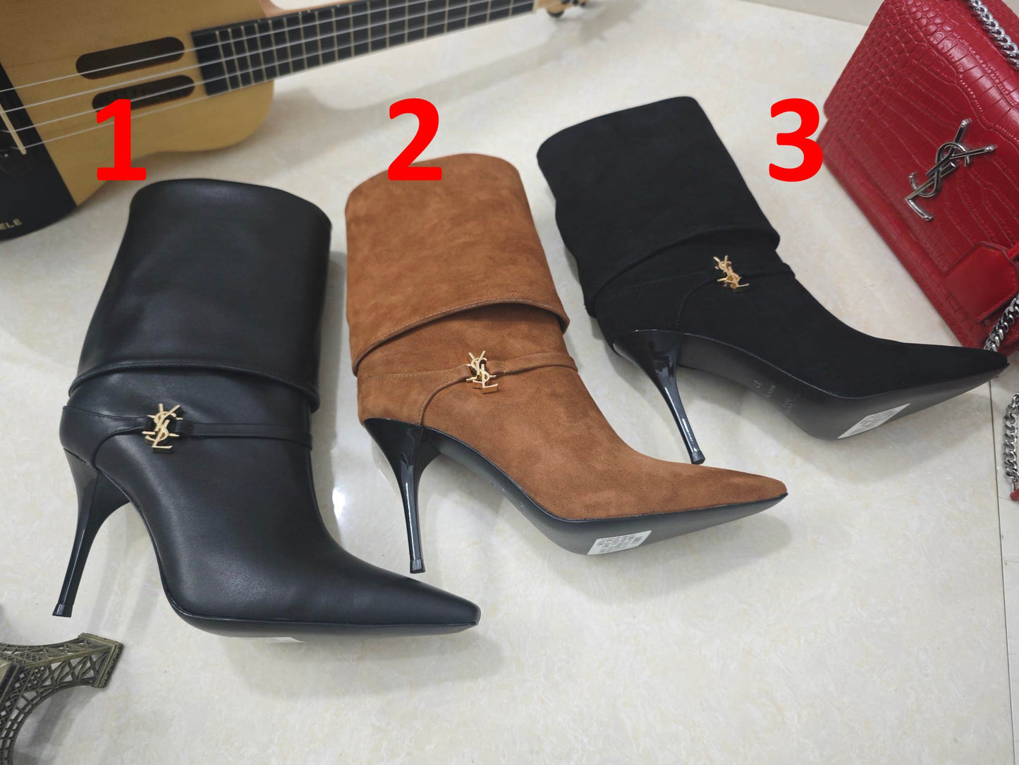 Y L  Low Boots Woman 3 Color's
