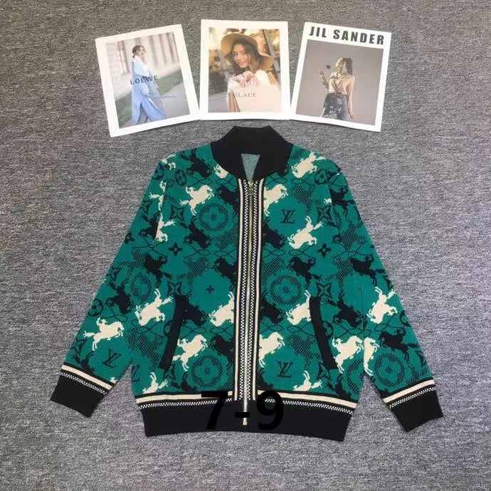 LU Jacquard Wool Bomber jacket Woman  2 Color's