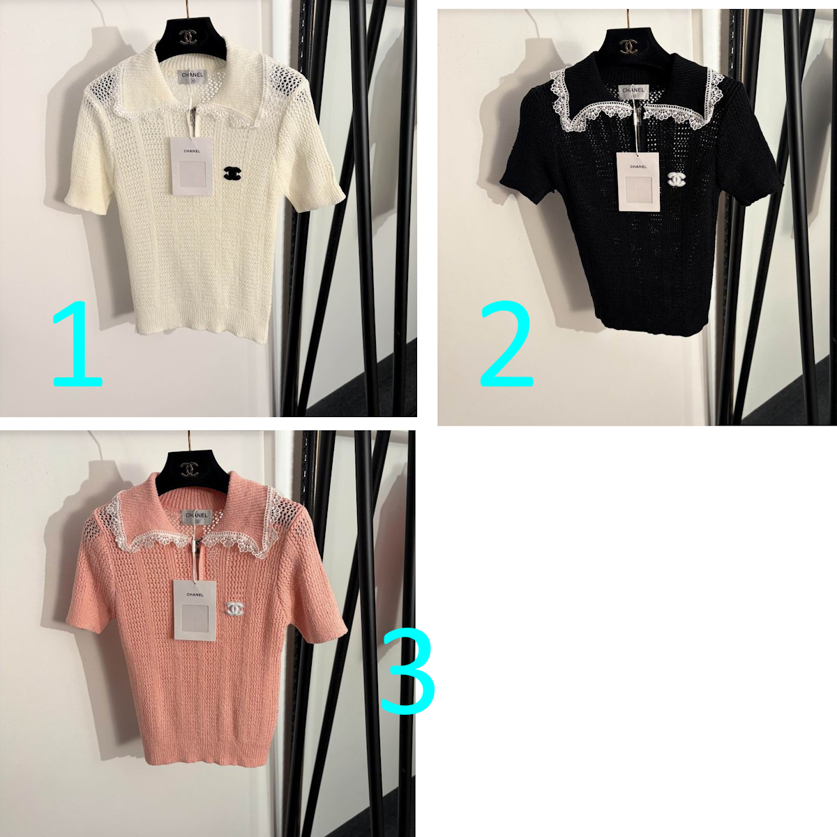 CHL  Woman sweater short sleeve 3 Color's