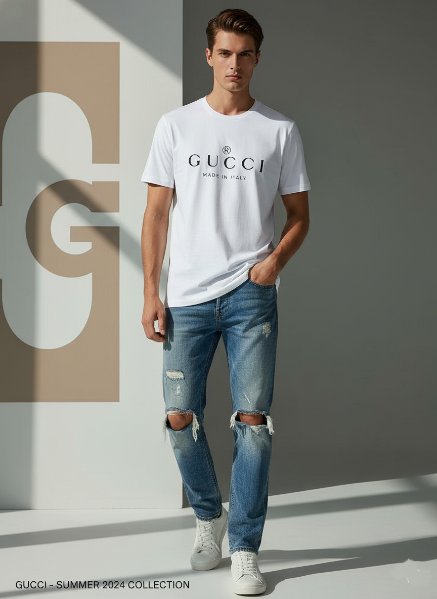 GU  T - Shirt short sleeve 2 Color's