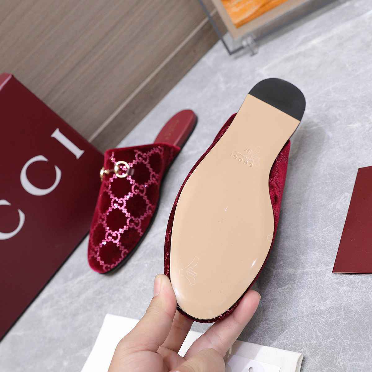 GU Mule Slippers 3 Color's 42