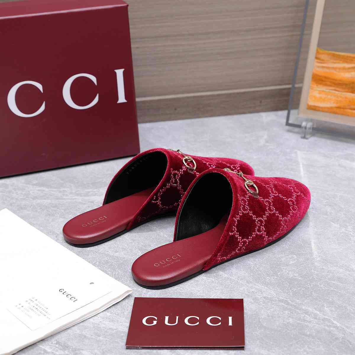 GU Mule Slippers 3 Color's 42