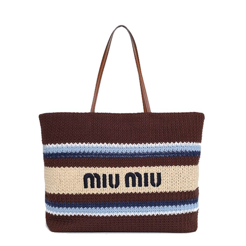 MI MI Bag raffia woven 2 Color's  34 cm  -SALE -
