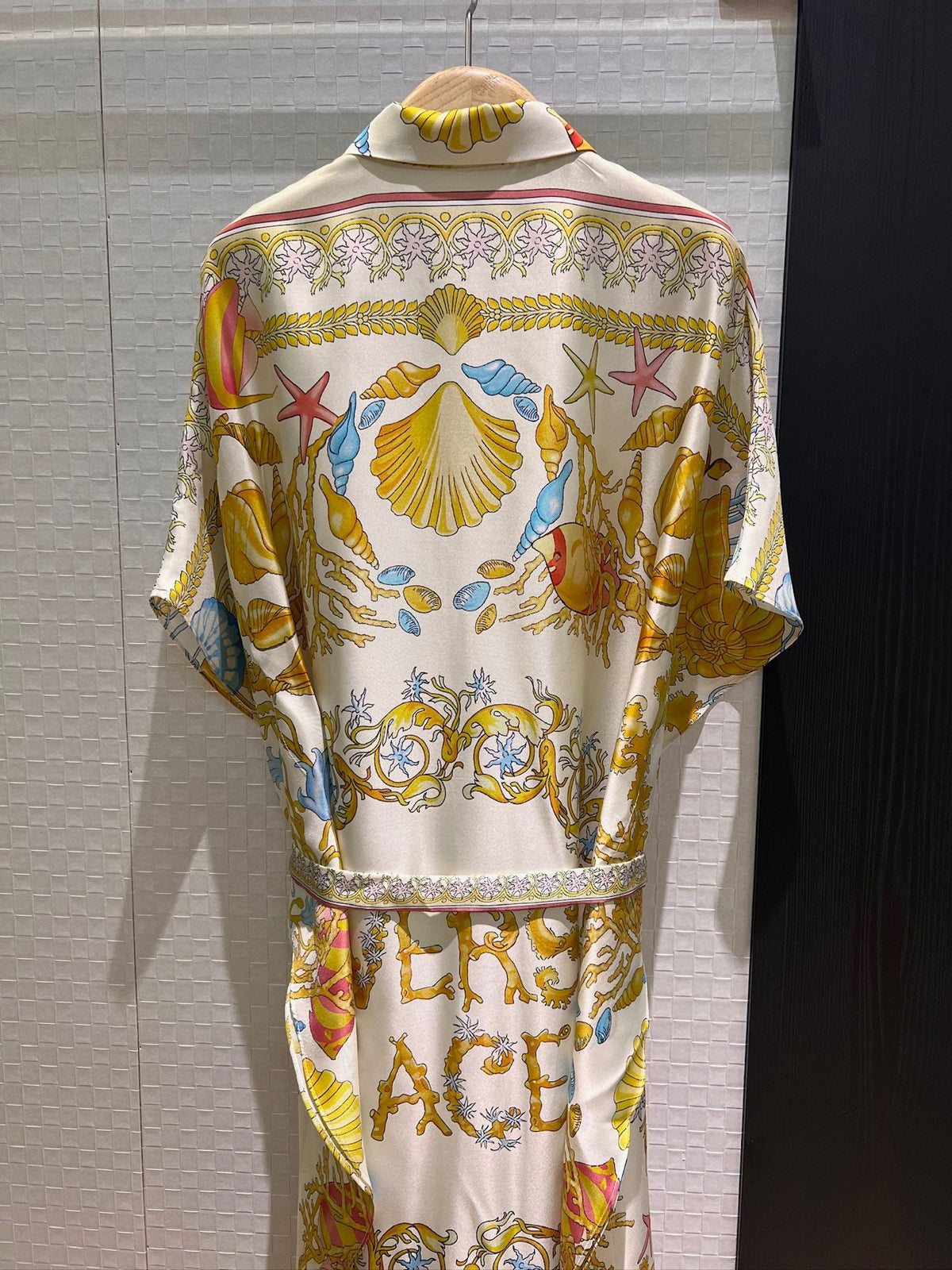 VRC Barocco cotton and silk beach dress