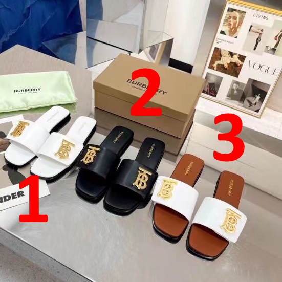 BURBBER Slippers 3 Color's Woman 42