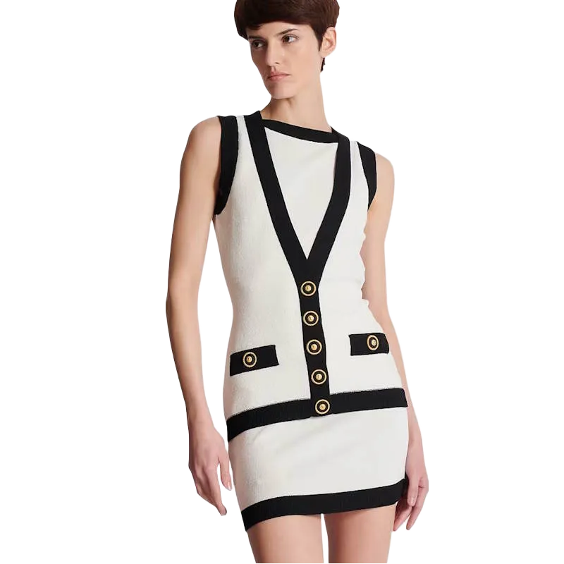 BALMA  Stretch Cotton Dress 2 Color's Limited