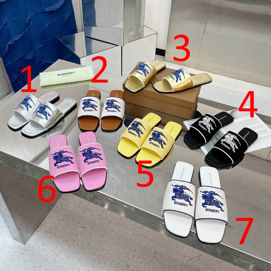 BURBBER Slippers 7 Color's Woman 42