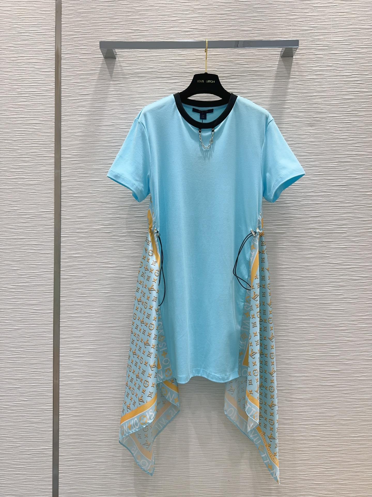 LU  Scarf Insert T-Shirt Dress 2 Color 's