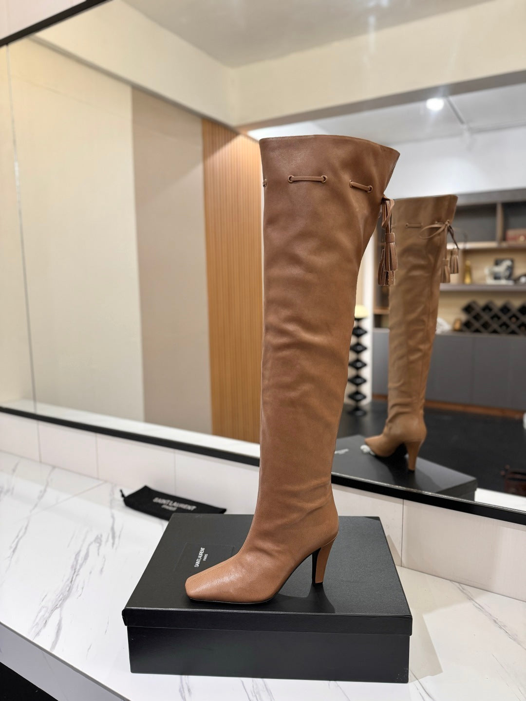 Y L  Woman Boots  High Over Knee 2 Color's