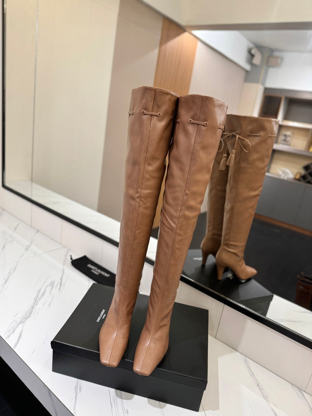 Y L  Woman Boots  High Over Knee 2 Color's