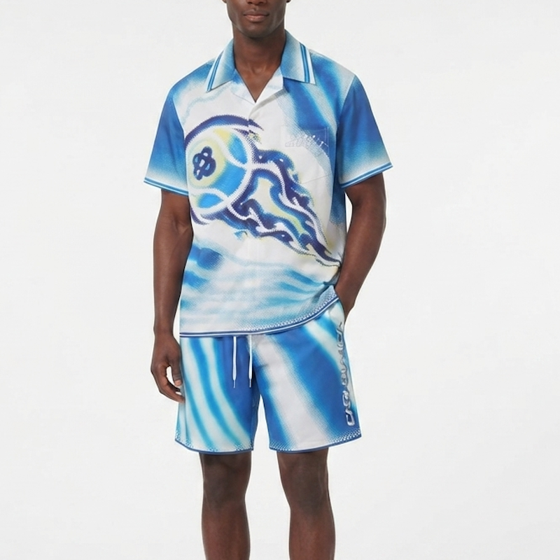 CASA BLANC Man Sport Suits Summer