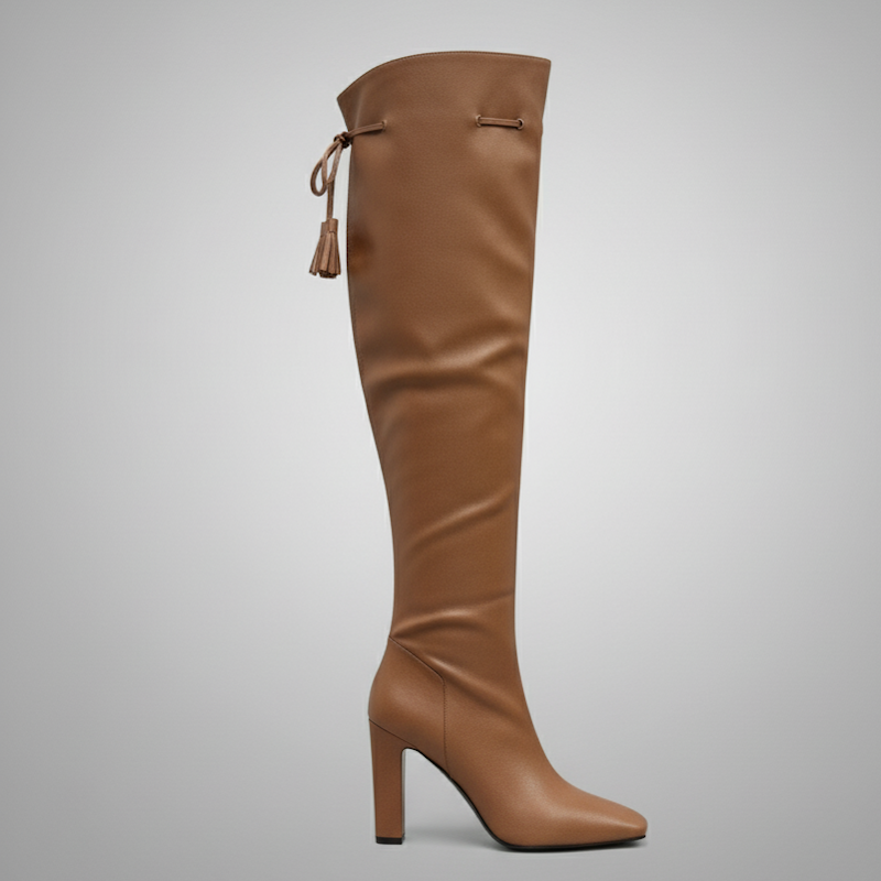 Y L  Woman Boots  High Over Knee 2 Color's