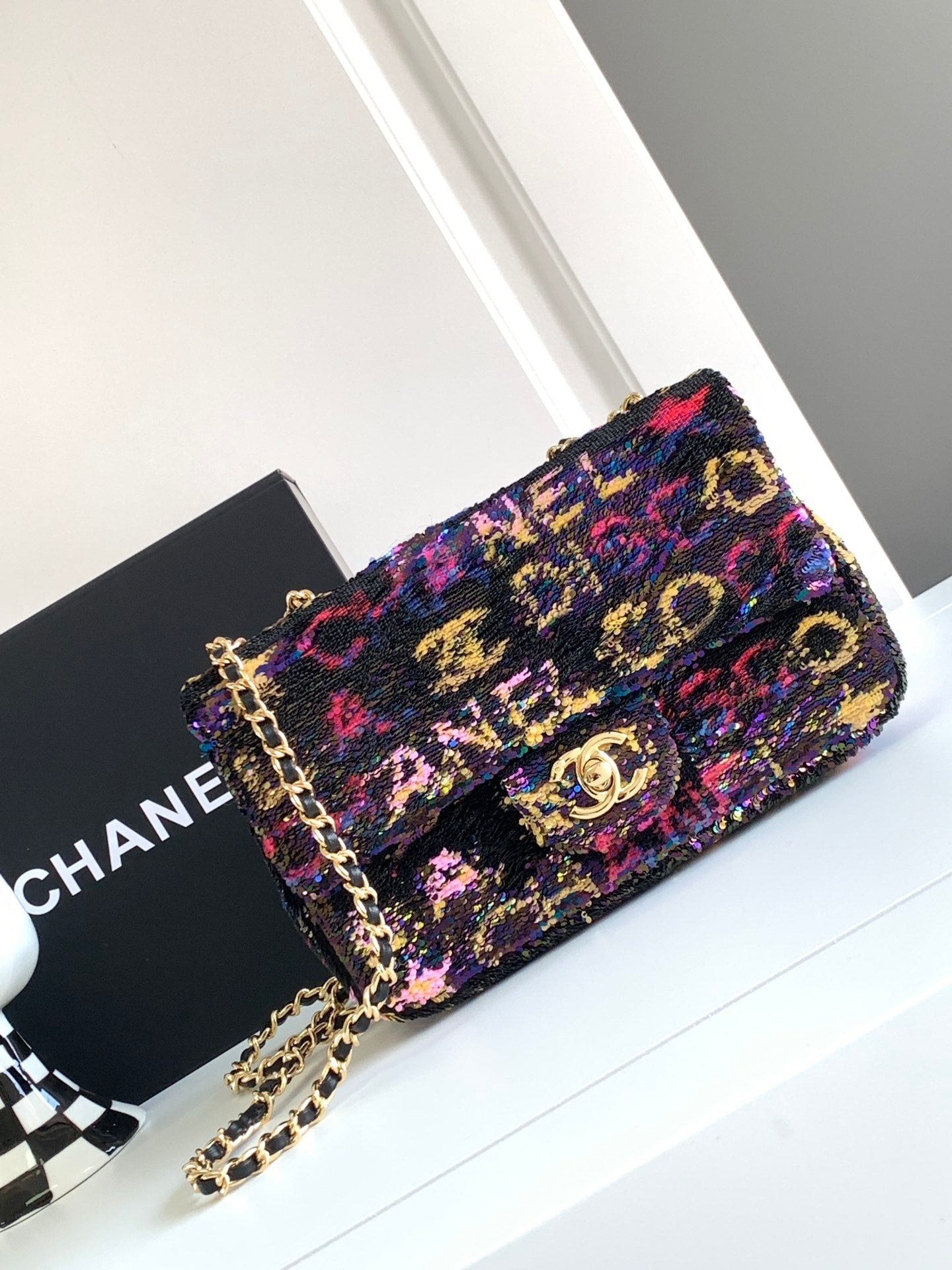 CHL Sequin  Bag  22 cm