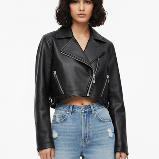 AL1A  Leather Jacket Woman
