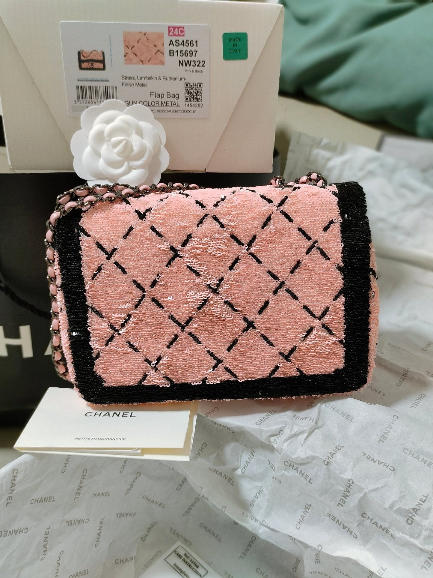 CHL Sequin  Bag  20 cm