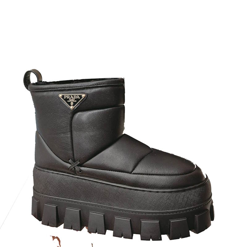 PRD Puffer UGG Tractor Boots Woman Low 2 Color's