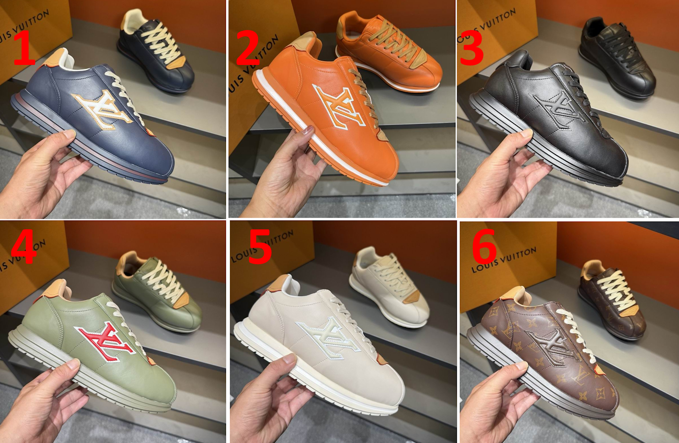 LU  Buttersoft  Sneakers 6 Color's