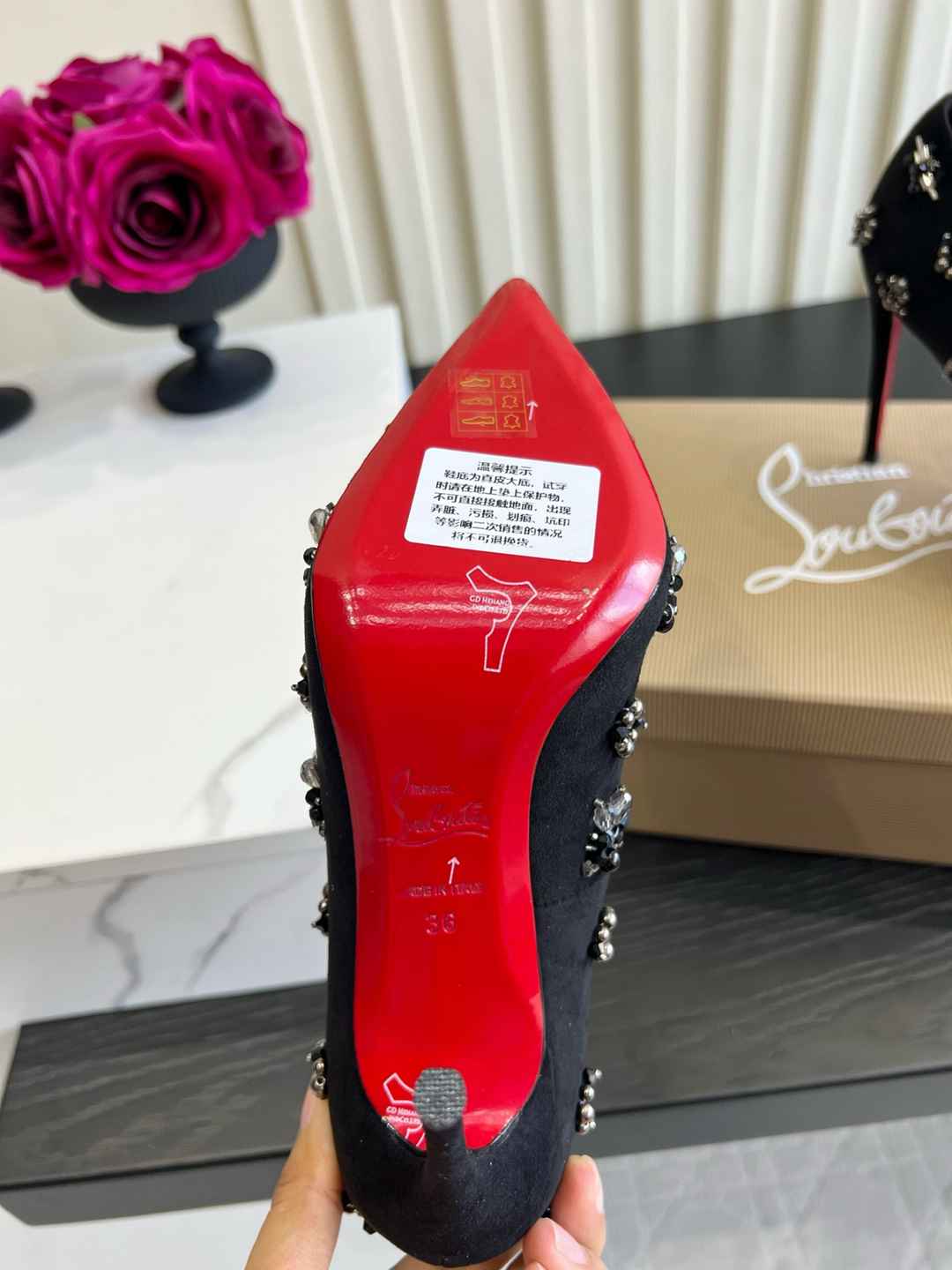 LABUTIN Shoes  Woman Heels 2 Color's 42