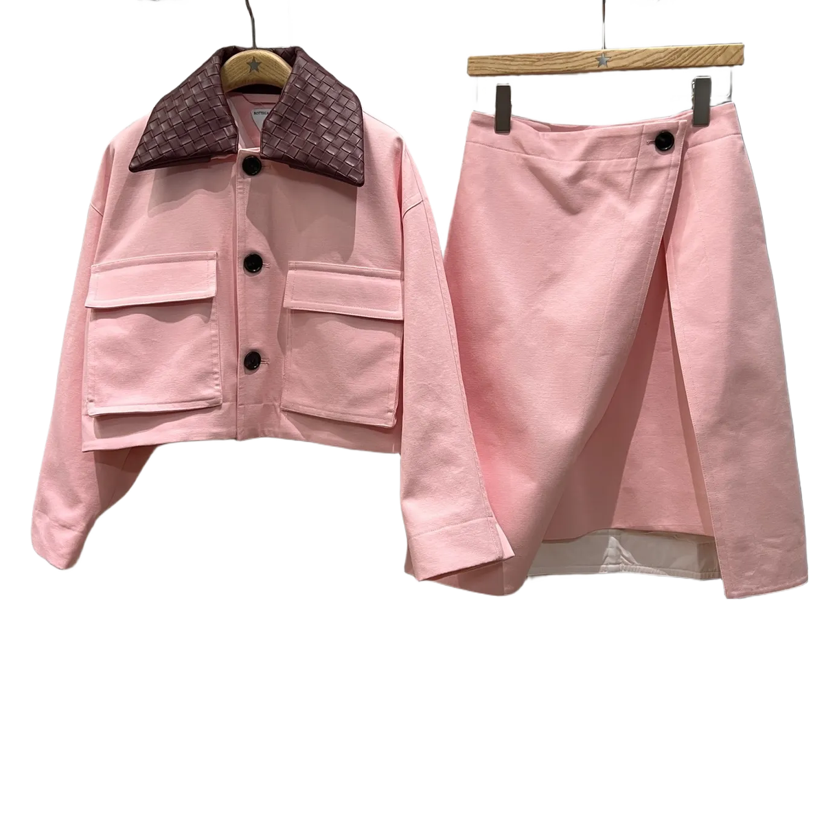 VOT VENET  Jacket skirt set s SQ limited pink