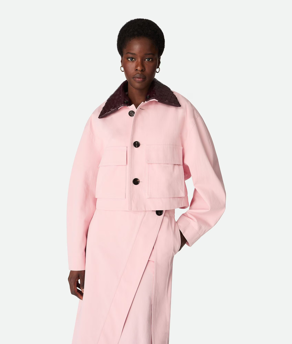 VOT VENET  Jacket skirt set s SQ limited pink