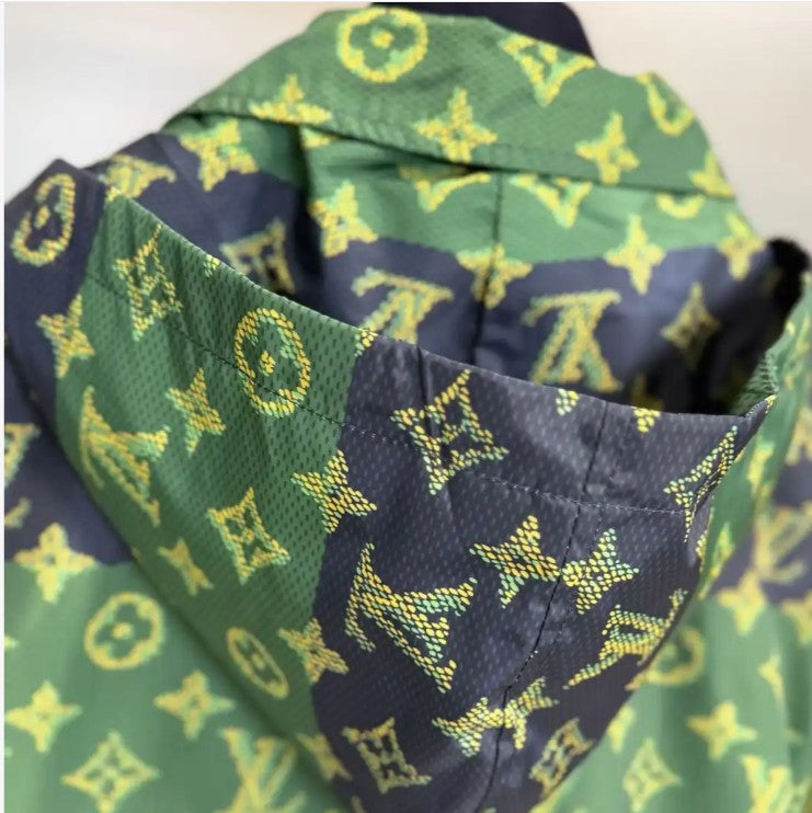 LU  Monogram Printed Coach Man Jacket