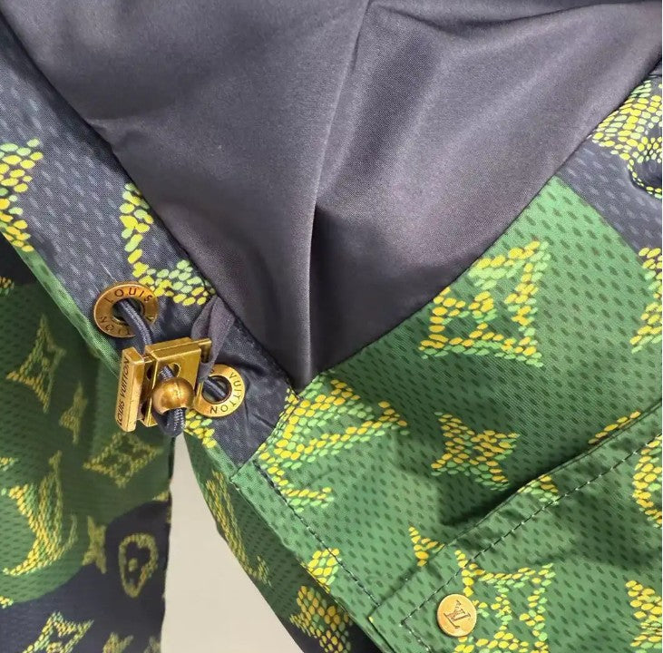 LU  Monogram Printed Coach Man Jacket