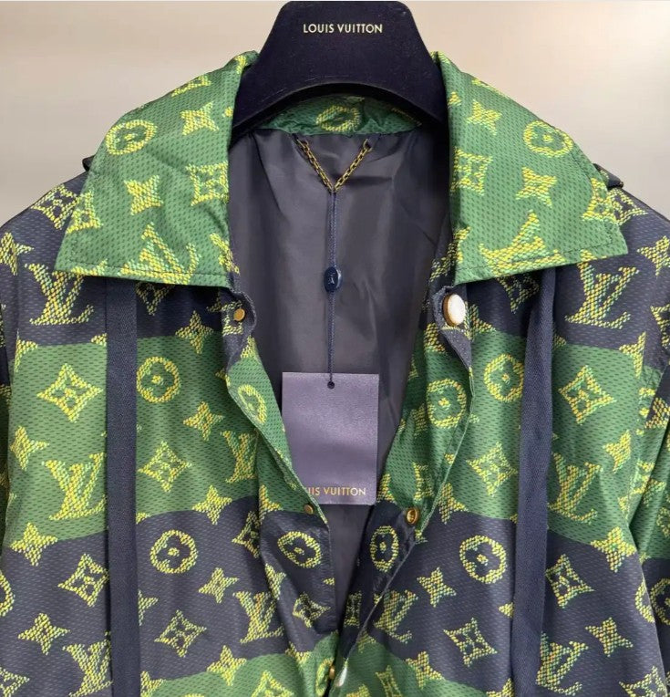 LU  Monogram Printed Coach Man Jacket