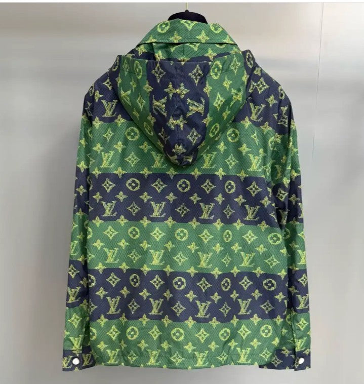 LU  Monogram Printed Coach Man Jacket