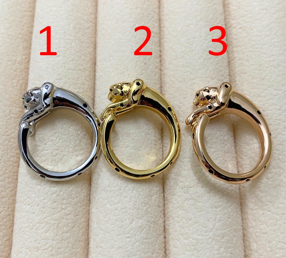 CART Fashion Rings 3 Color's