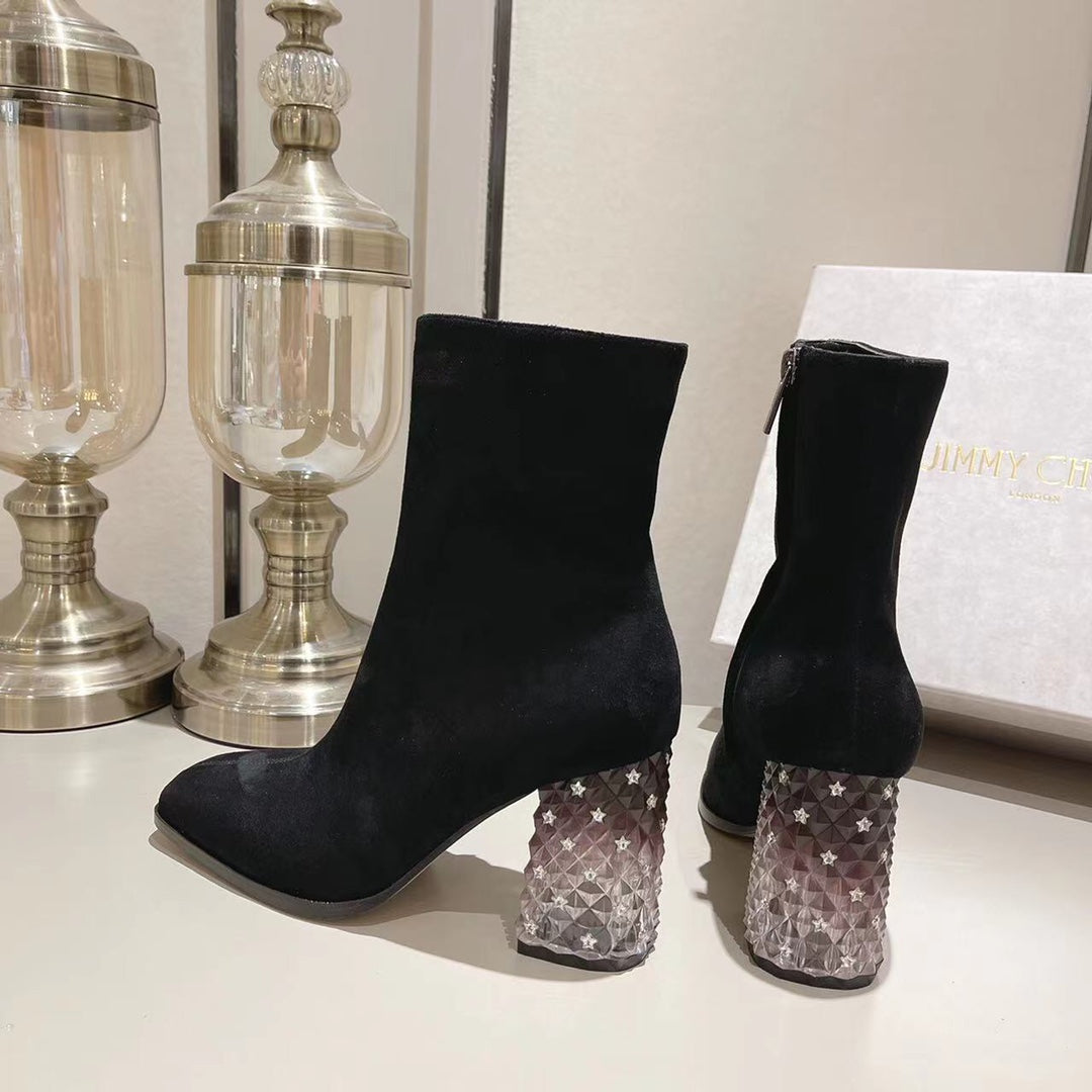 CHU  Boots Woman Low 2 Color's heels