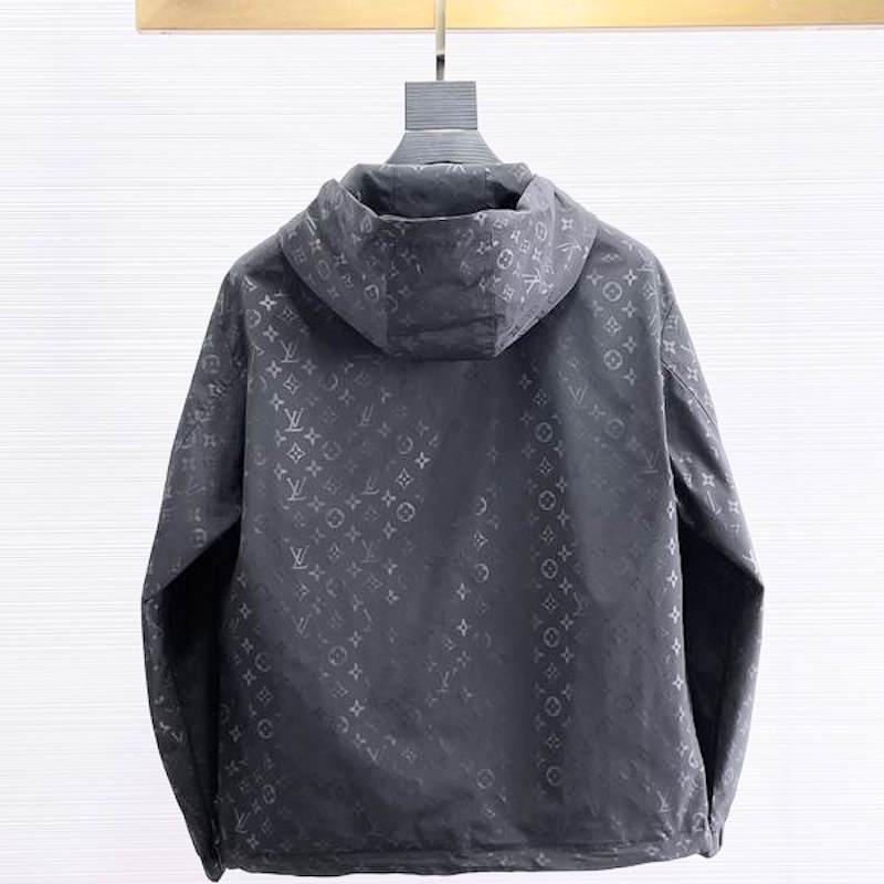 LU Man Jacket Windbreak Hoodie Monogram