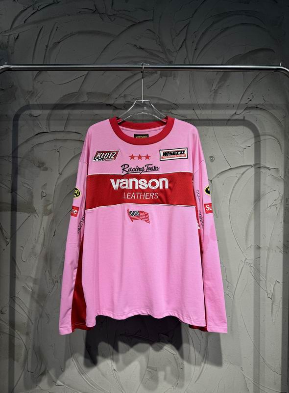 VANSON x SUPRE Long Sleeve  T- Shirt  4 Color's