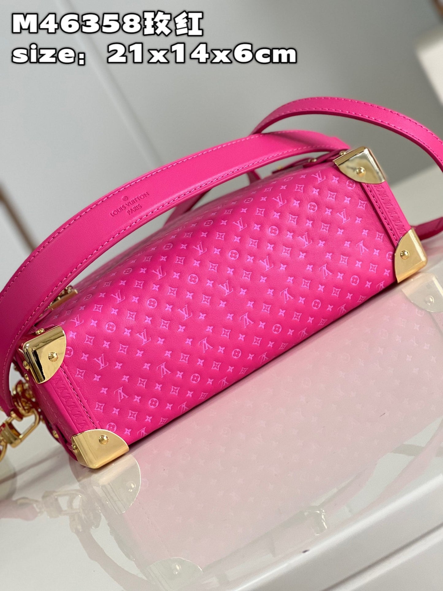 LU Bag Mono gram Truck pink 22 cm Limited