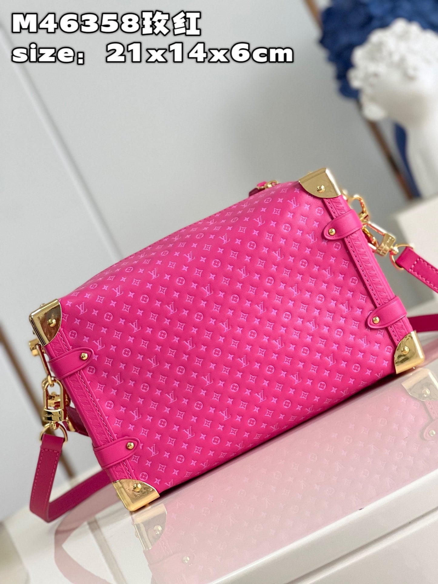 LU Bag Mono gram Truck pink 22 cm Limited