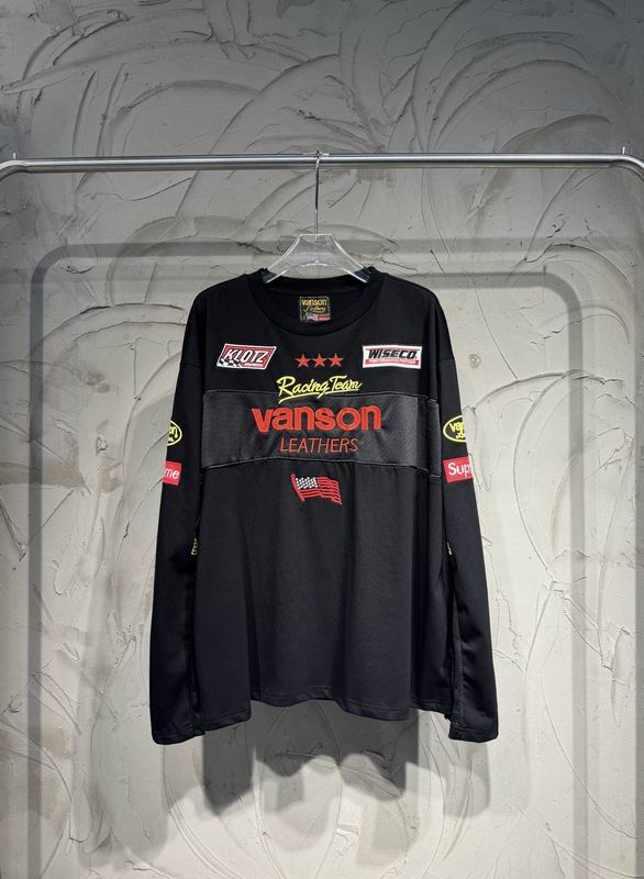VANSON x SUPRE Long Sleeve  T- Shirt  4 Color's