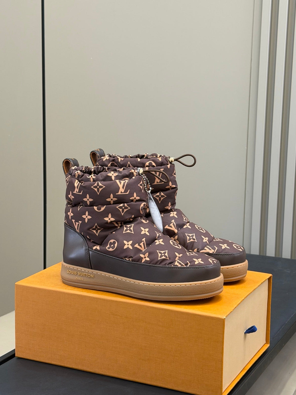 LU Puffer Boots Woman Low