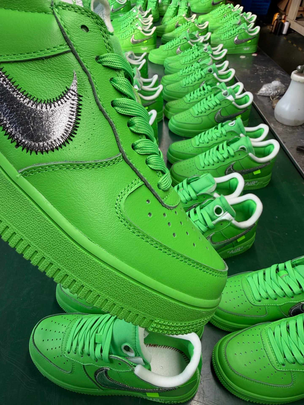 N*ke X Off-Wite Air Force 1 Low "Brooklyn" sneakers