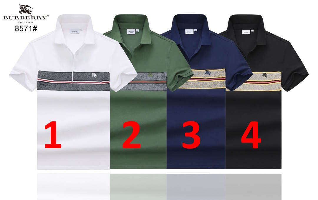 BURBBER  T-shirt  Polo 4 Color 's