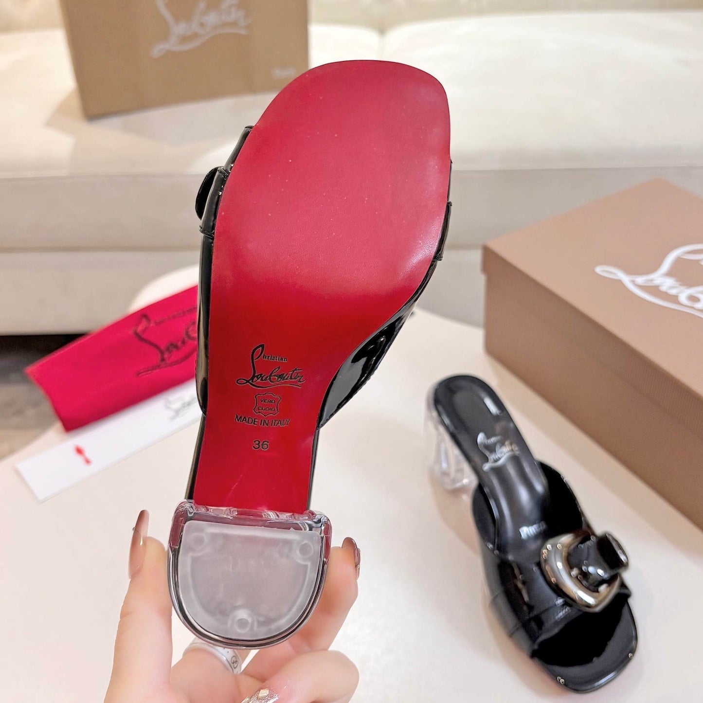 LABUTIN Sandals shoes  Woman 4 Color's 42