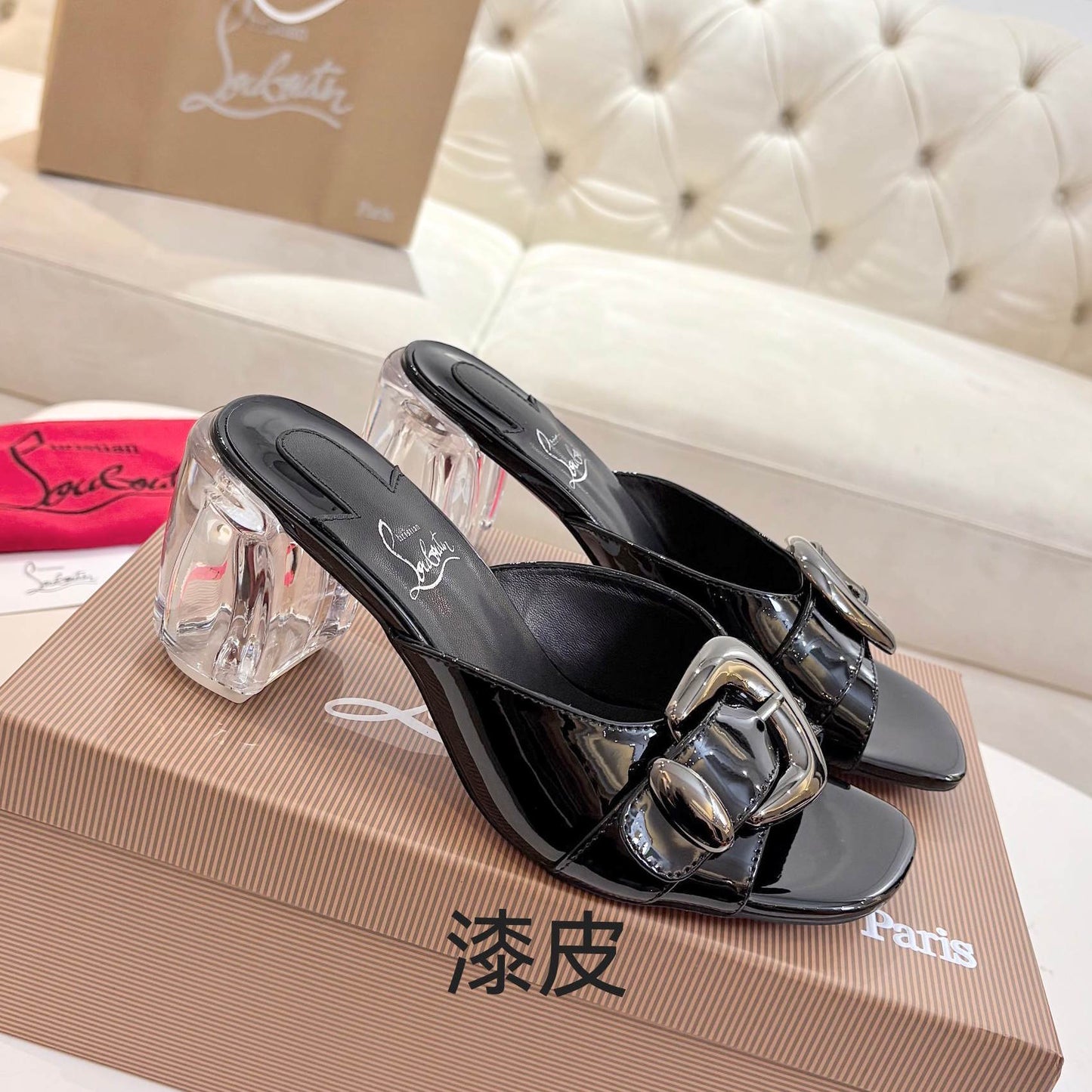 LABUTIN Sandals shoes  Woman 4 Color's 42