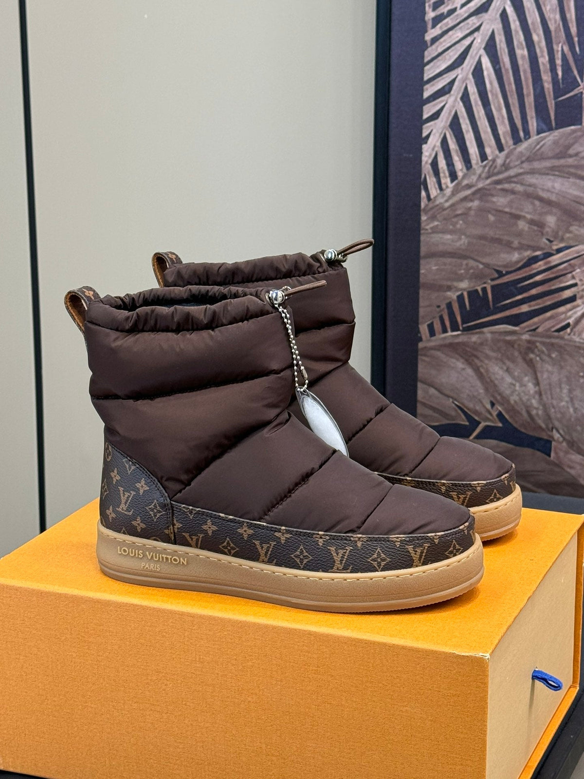 LU Puffer Boots Woman Low