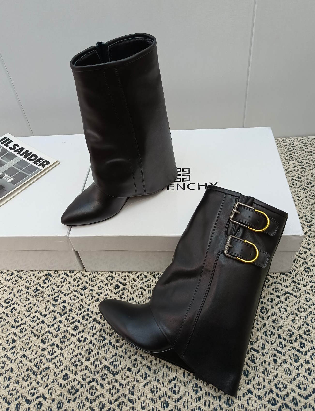 GIVENJY Flat Boots 3 Color's 42 LOW