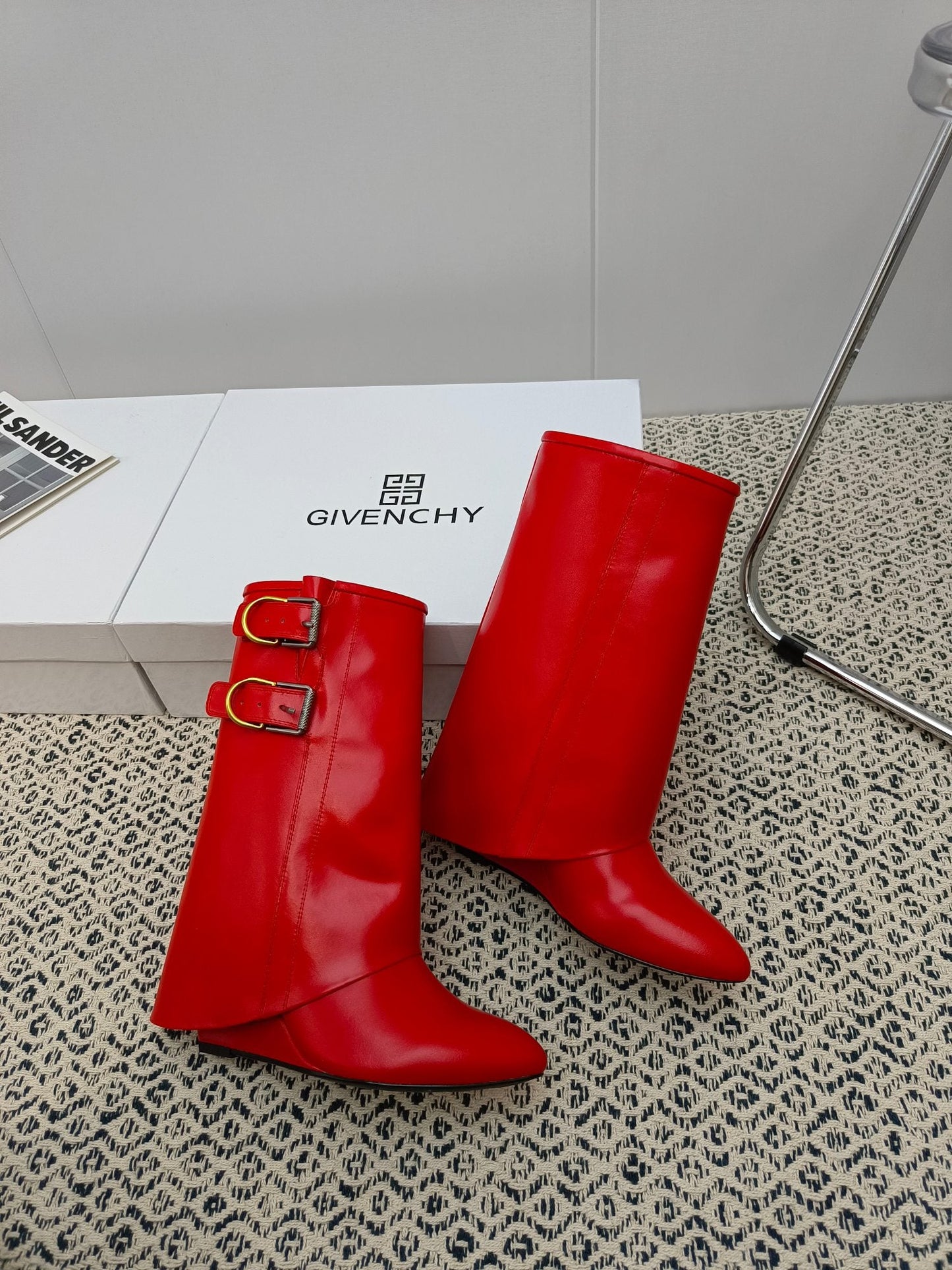 GIVENJY Flat Boots 3 Color's 42 LOW