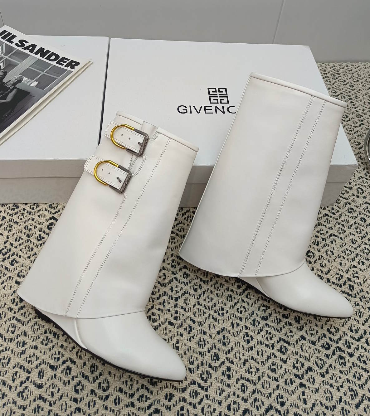 GIVENJY Flat Boots 3 Color's 42 LOW