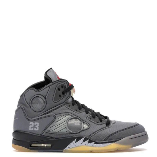 N*KE  Air Jorda 5  AJ5 Retro Off Wite Black 46
