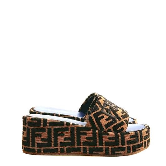 FEN Sandals Slippers Wedge Platform 3 Color's