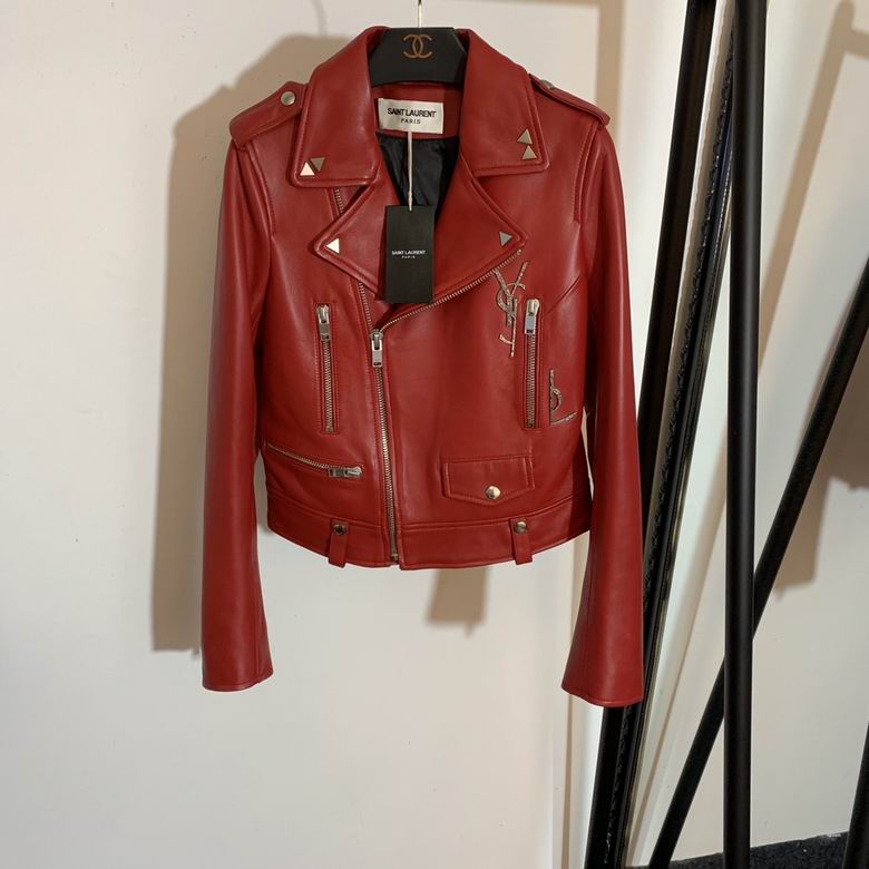 Y L Leather Biker jacket  Woman QQ 2 Color's