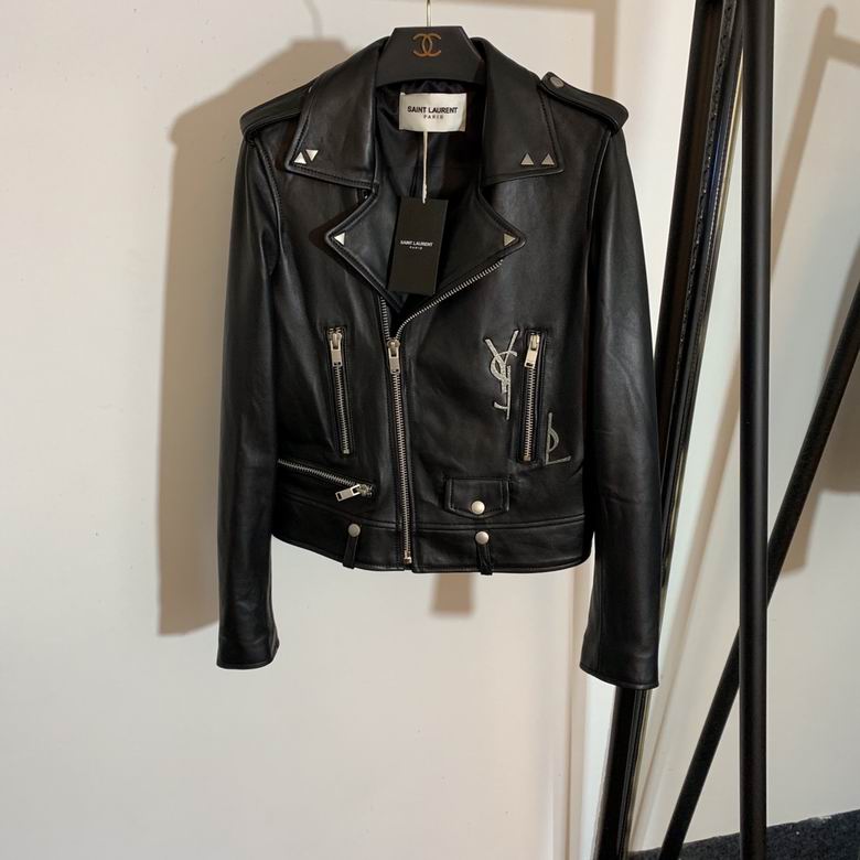 Y L Leather Biker jacket  Woman QQ 2 Color's