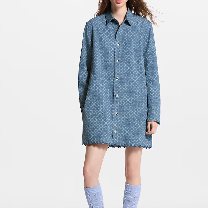 LU Woman denim shirt  Dress