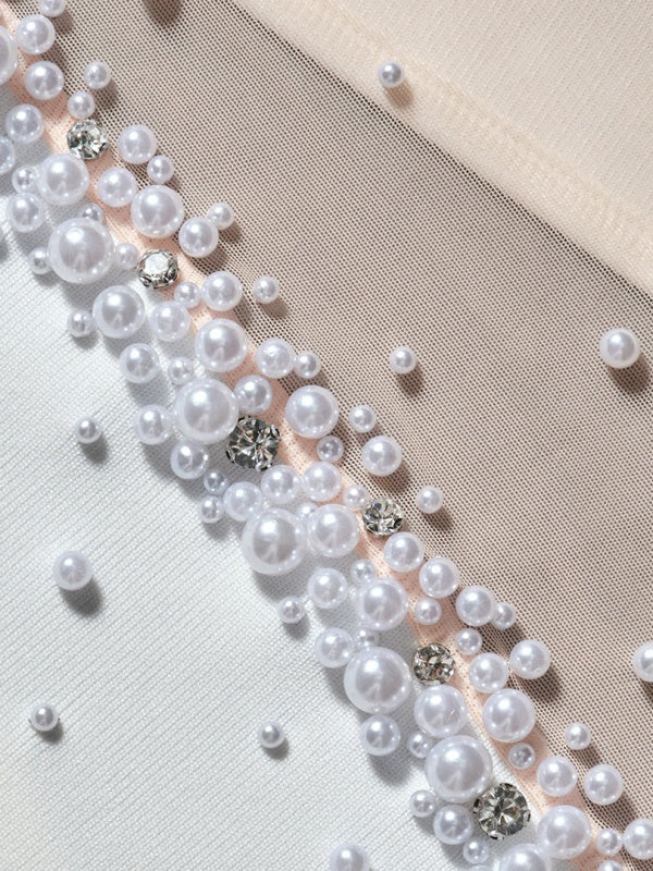 HERVE Party dress Glass beads wedding 2 Color's